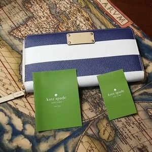Nwt Kate Spade wallet wellesley printed